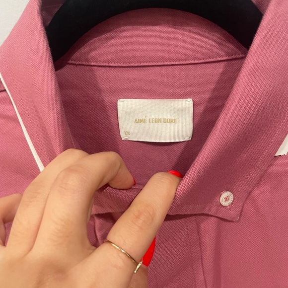 🔥SEND OFFERS🔥BNWT Aime Leon Dore dress shirt​​ - Picture 8 of 9